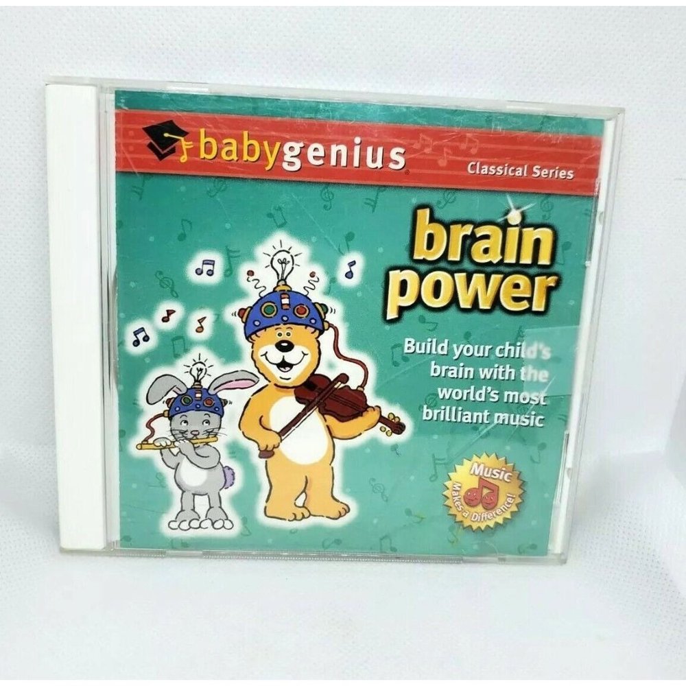 Baby Genius Brain Power CD No Scratches Clean